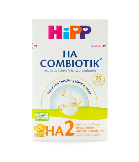 HiPP Hypoallergenic (HA) Stage 2 Combiotic Milk Formula (600g) German Version 6+